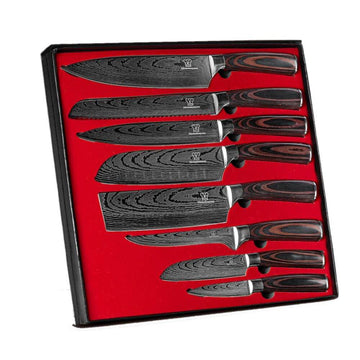Set di coltelli asiatici