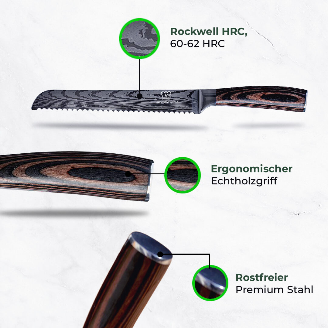 Asiatisches Brotmesser
