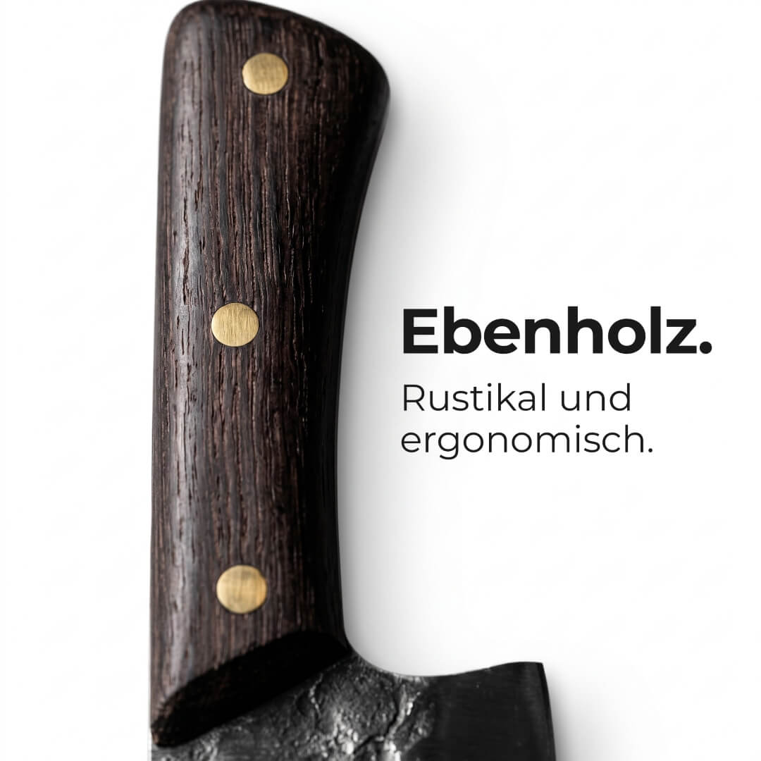 Rustikales Kochmesser