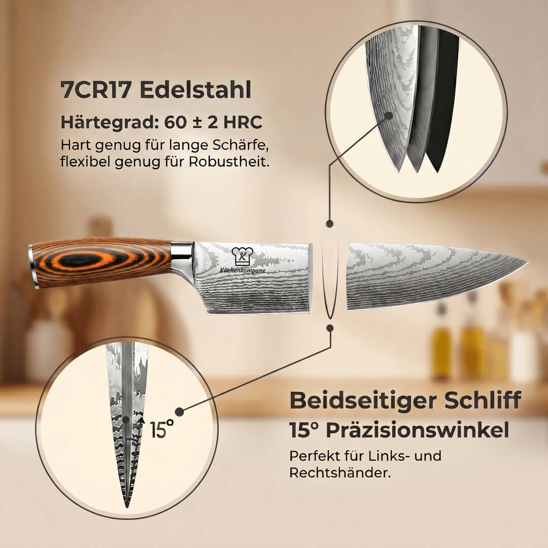Akarui Messerset Premium 8-teilig
