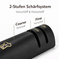 Messerschärfer aus Holz - 2 stufig