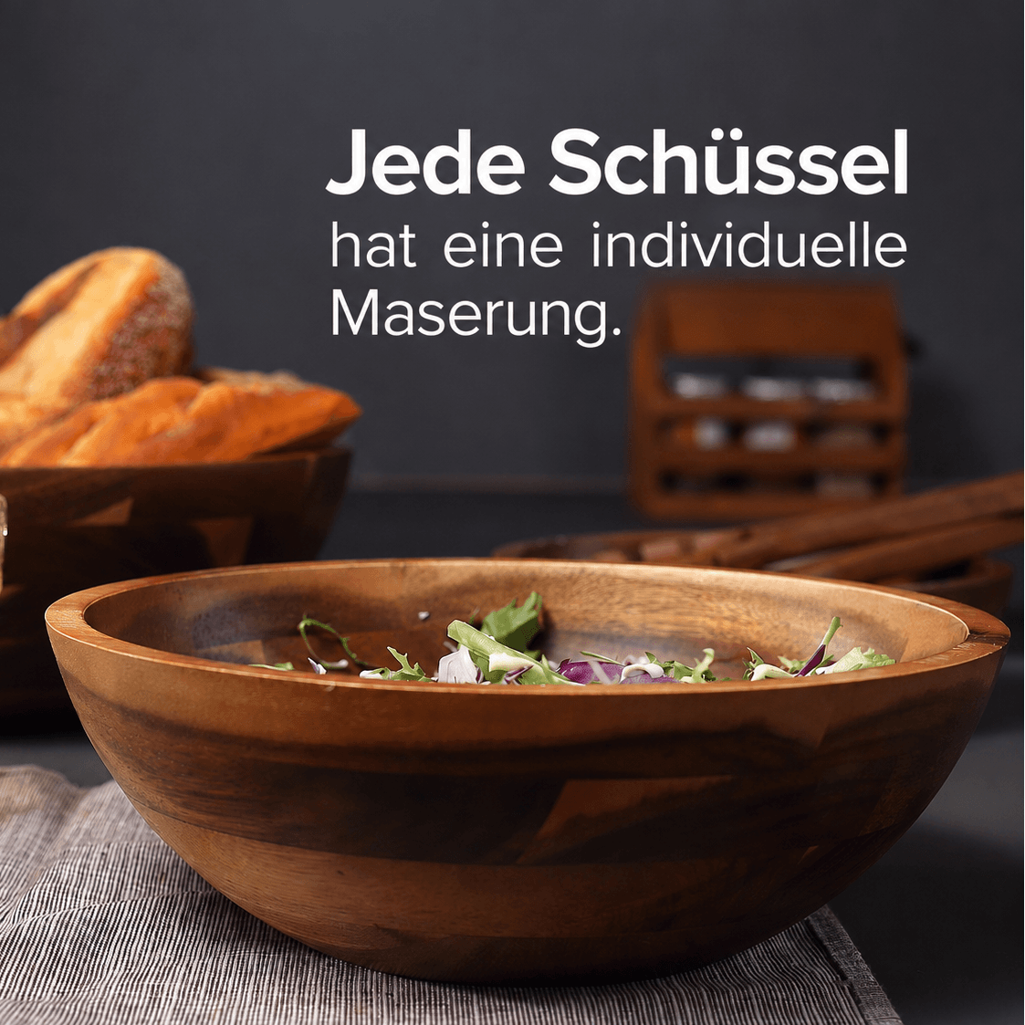 Mega Sparangebot: Passendes Salatgeschirr + Gewürzset