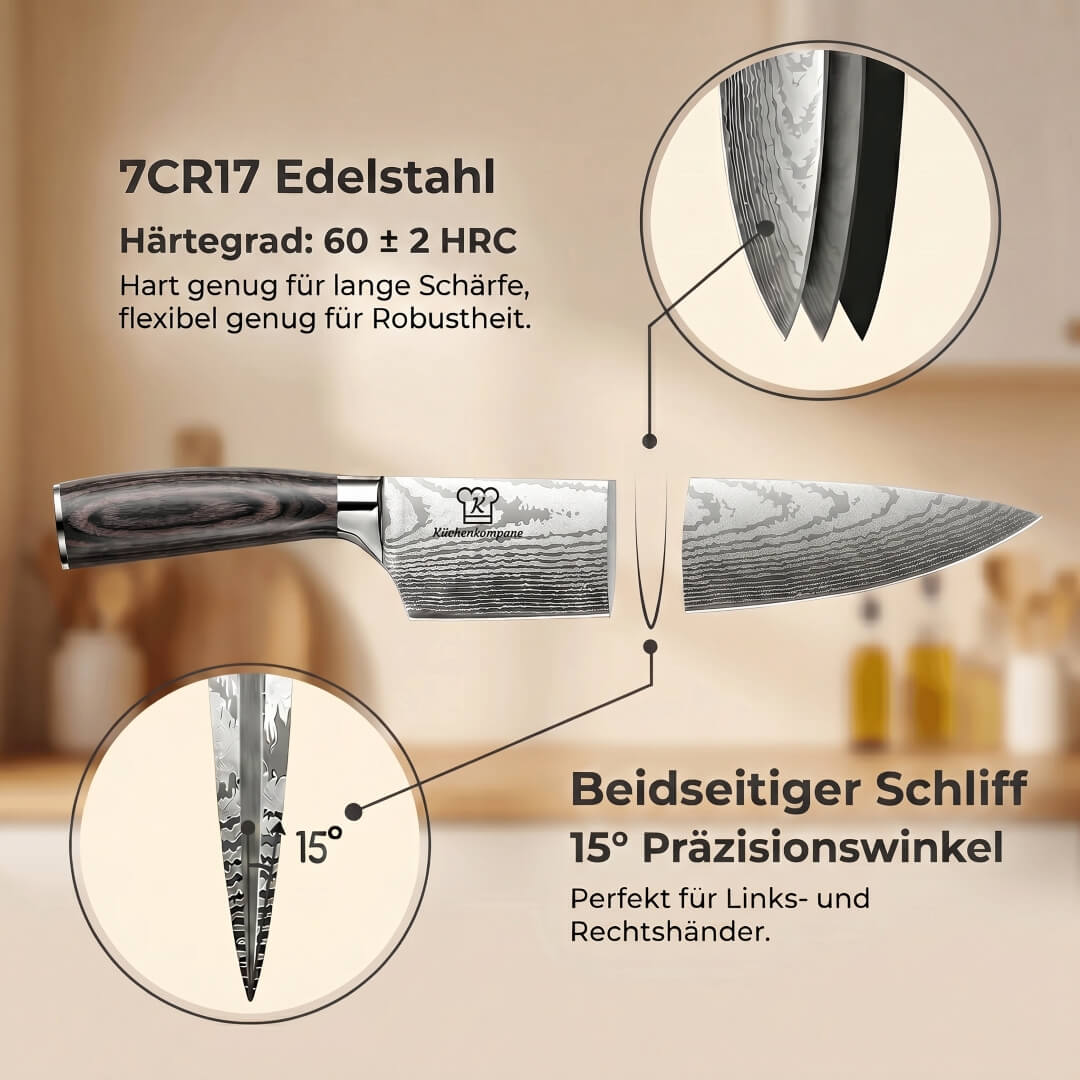 Kurai Messerset Premium 8-teilig