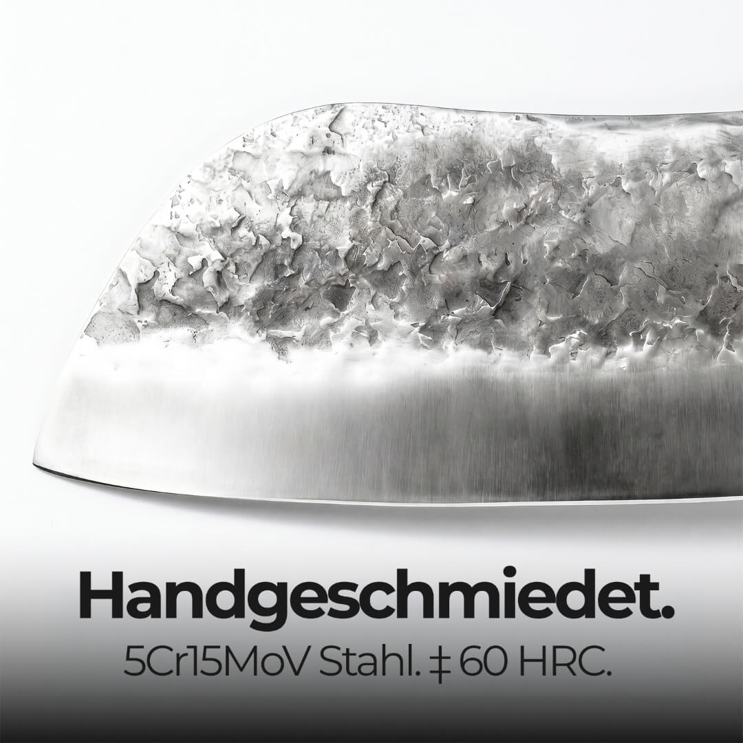 Rustikales Hackmesser