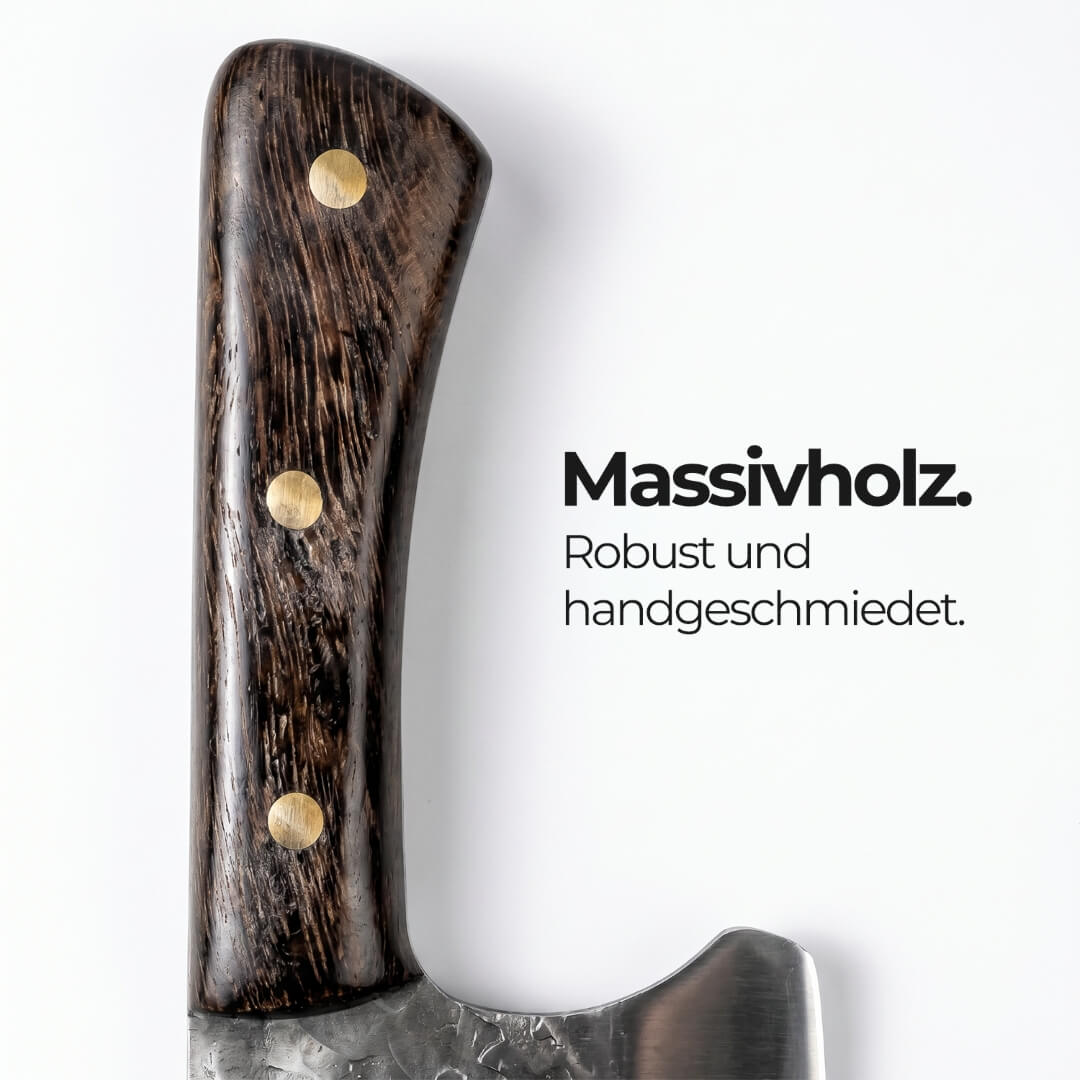 Rustikales Hackmesser