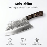 Rustikales Hackmesser