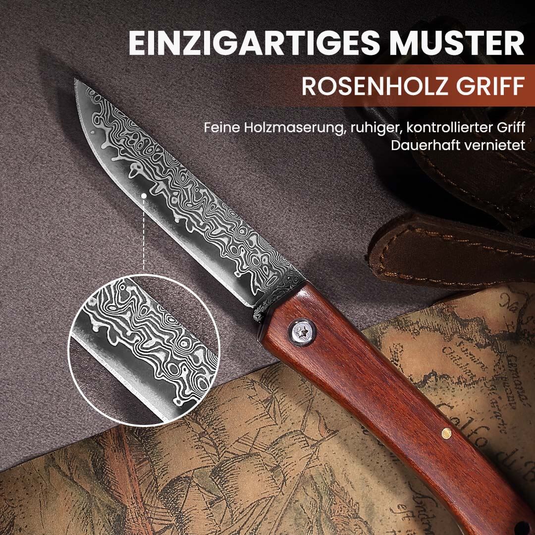 Taschenmesser Damast Forst