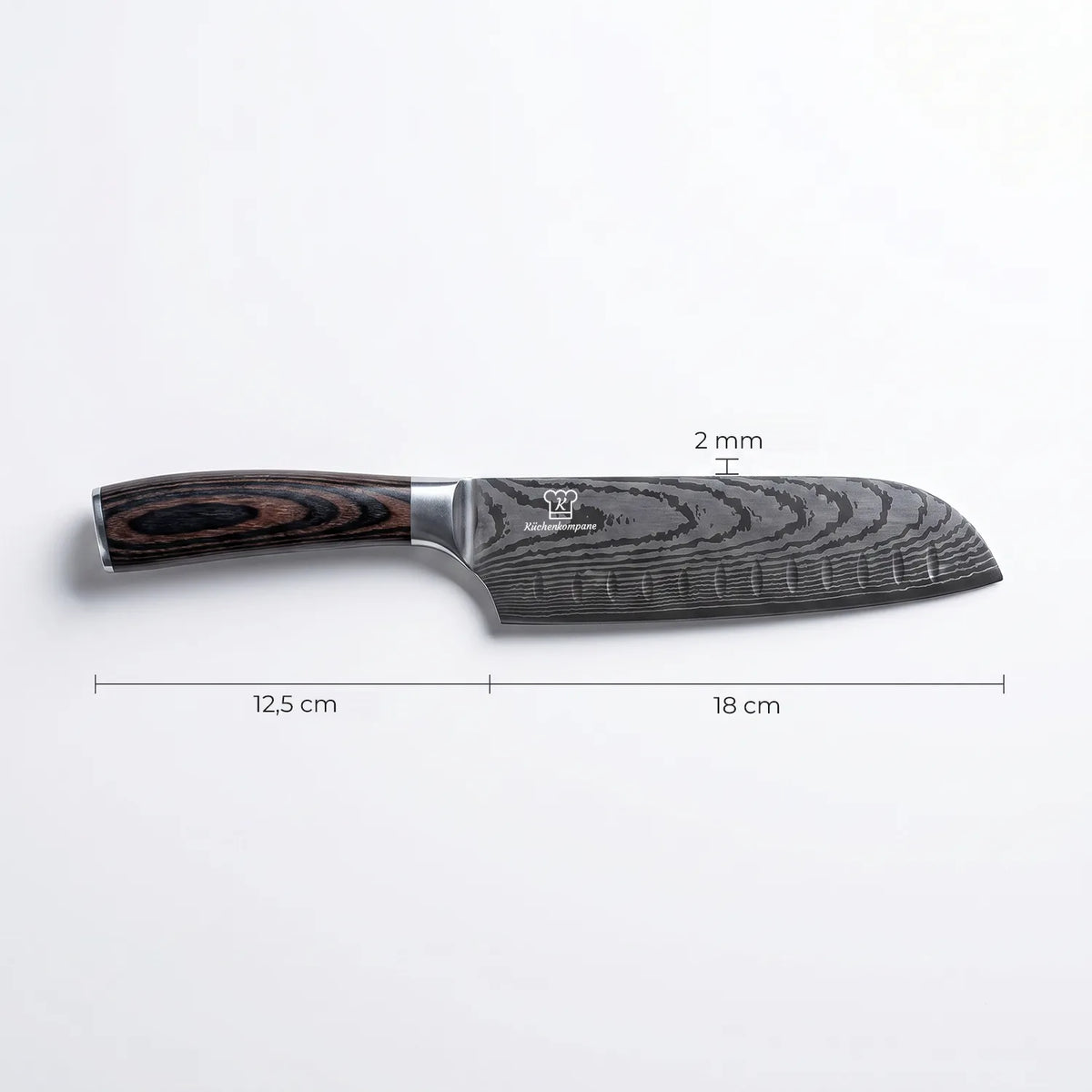 Coltello Santoku 7" Asiatico