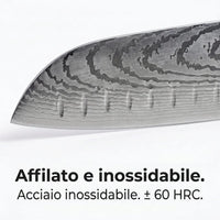 Coltello Santoku 7" Asiatico