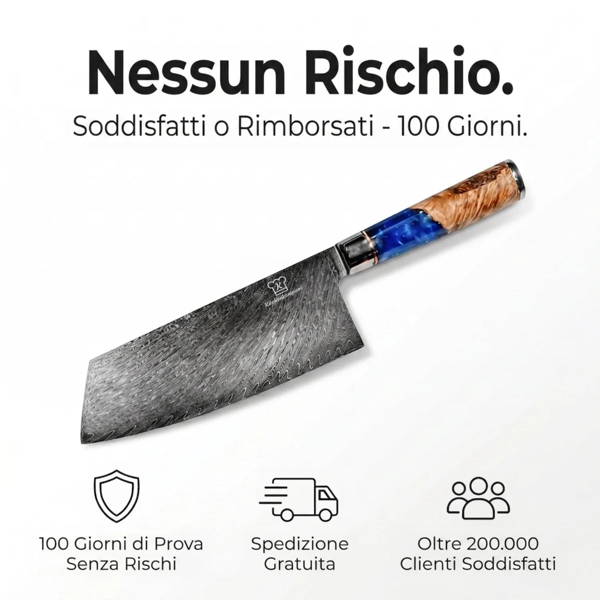 Coltello da Chef Damascato Aoki