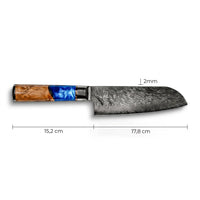 Coltello Santoku Damascato Aoki