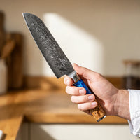 Coltello Santoku Damascato Aoki