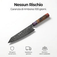 Coltello Gyuto Damascato