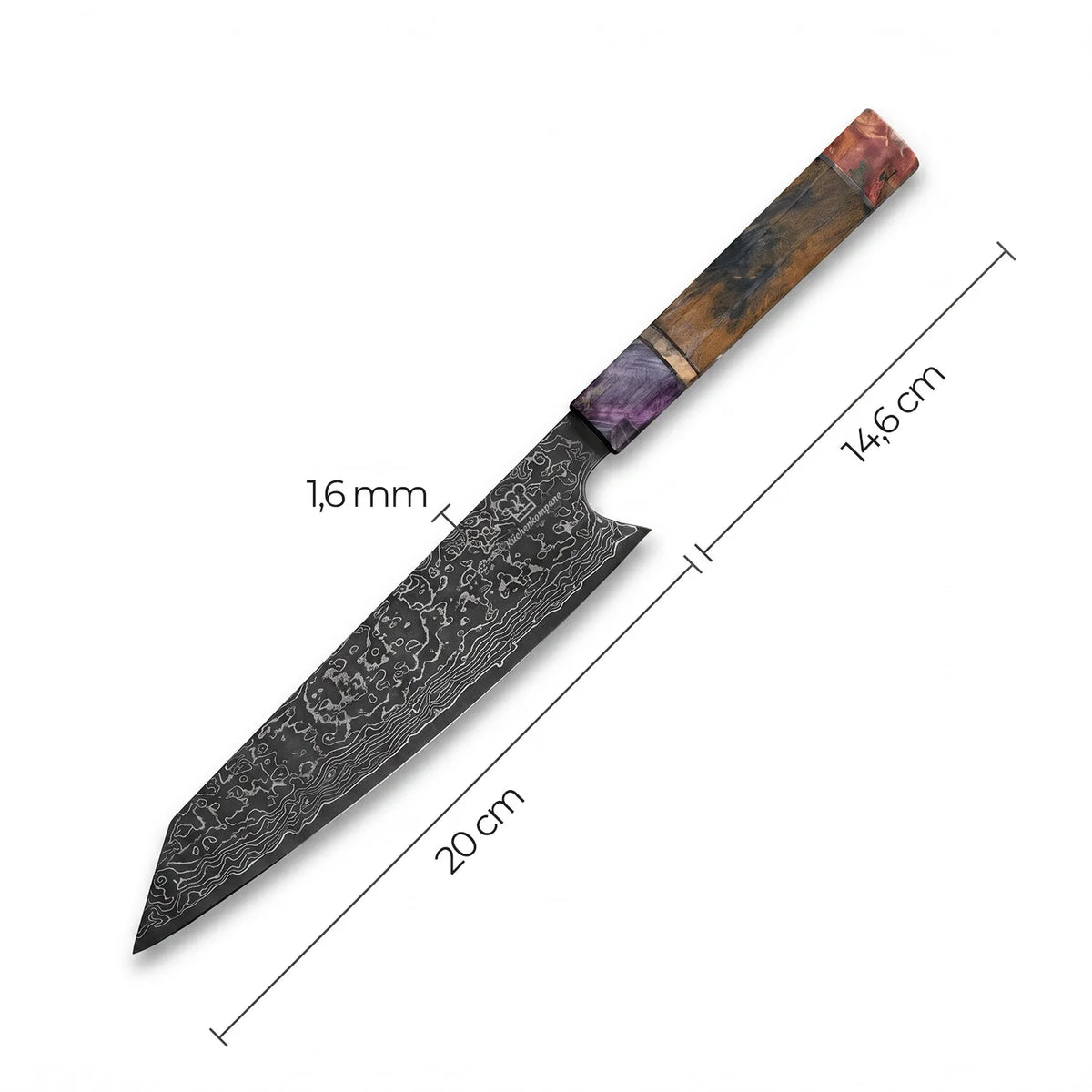 Coltello Gyuto Damascato