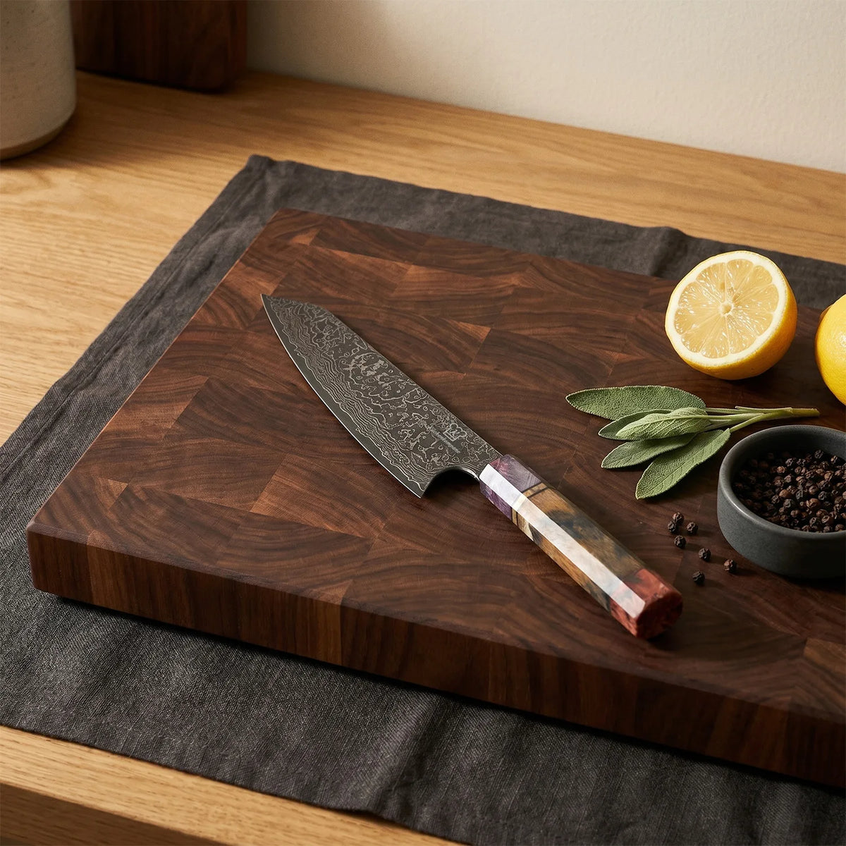 Coltello Gyuto Damascato