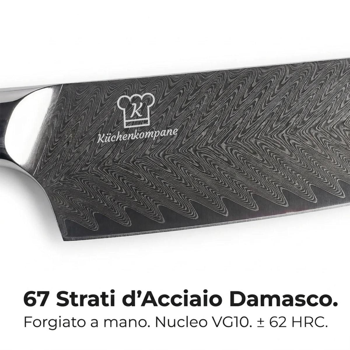Coltello Santoku Damascato Kiiro