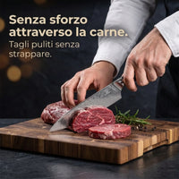 Coltello Santoku Damascato Kiiro