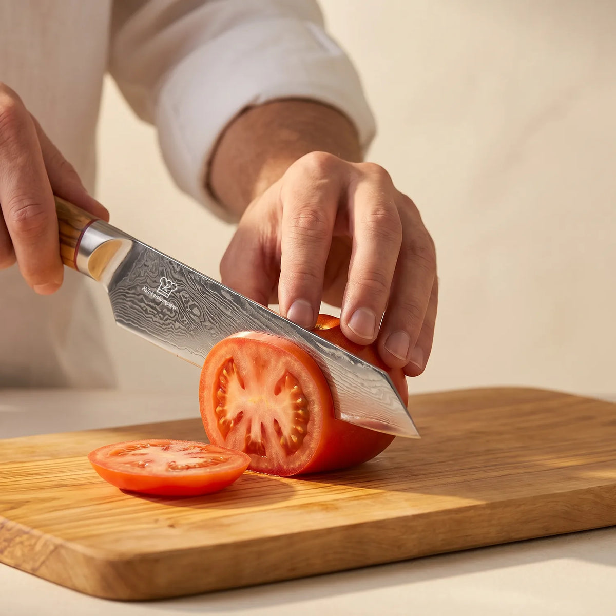 Coltello da Chef Damascato Mokuzai