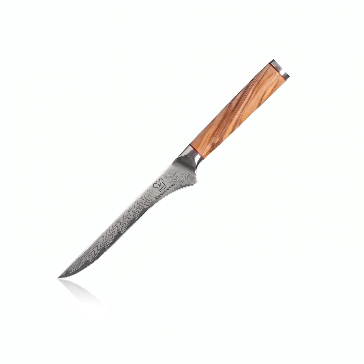 Coltello per Sfilettare Damascato Mokuzai