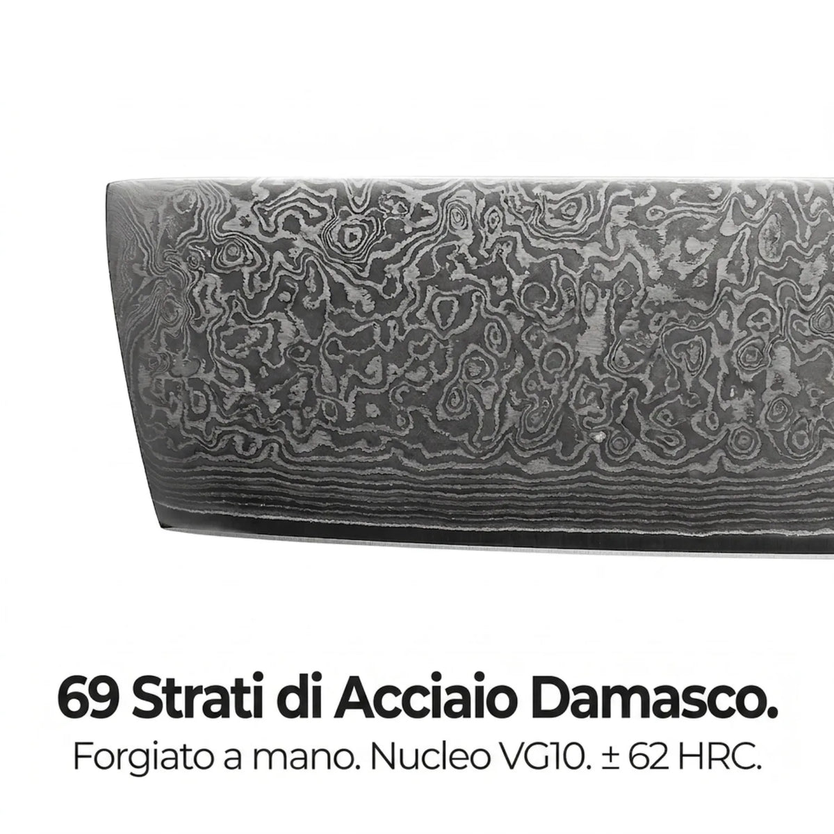 Coltello Nakiri Damascato Sheru