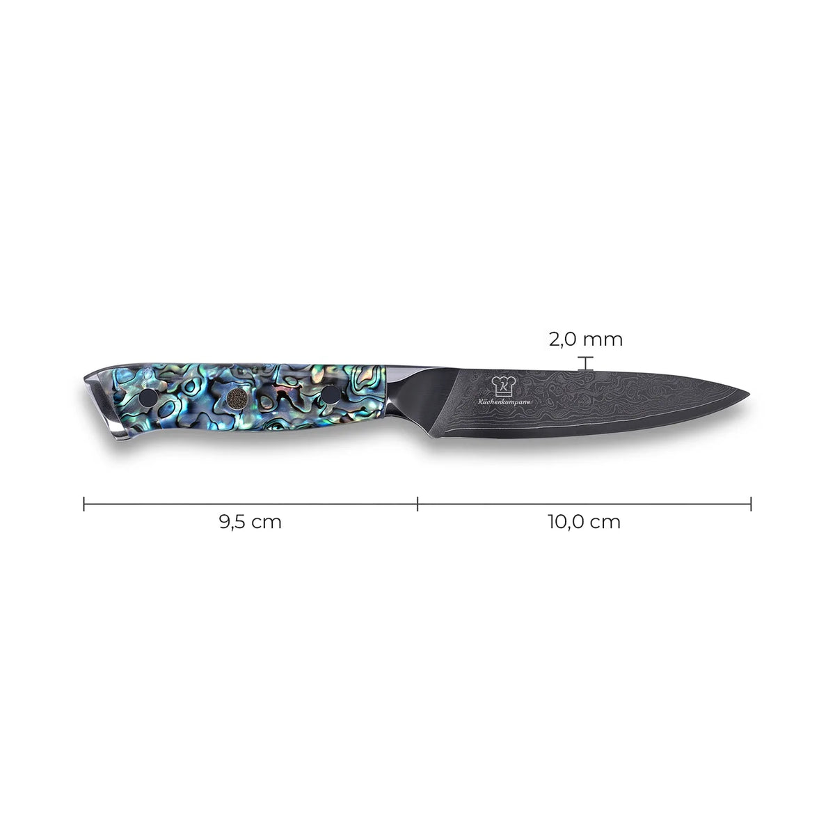 Coltello Petty Damascato Sheru
