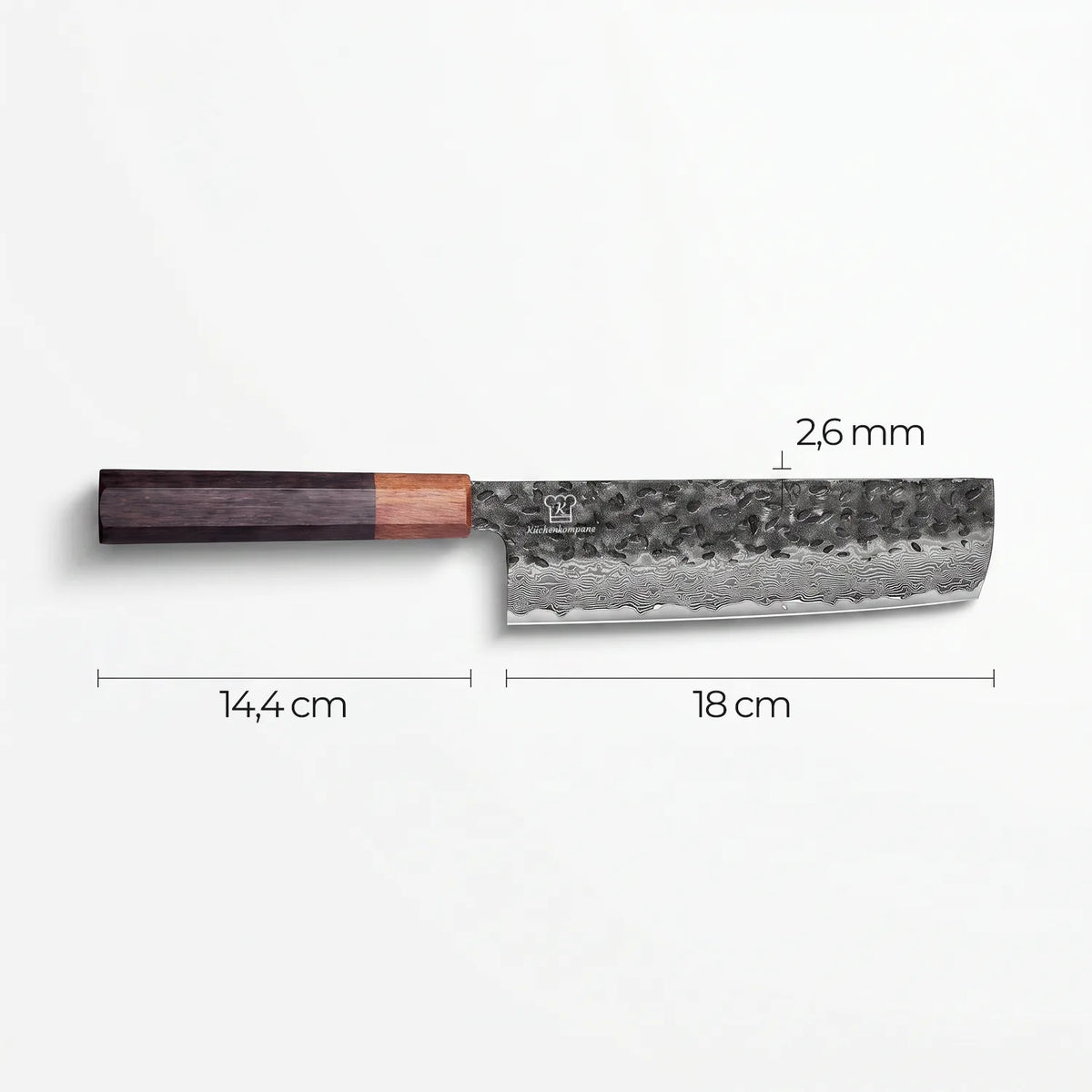 Coltello Nakiri Damascato Shikku