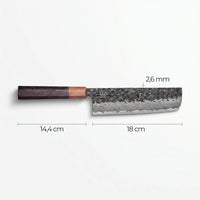Coltello Nakiri Damascato Shikku
