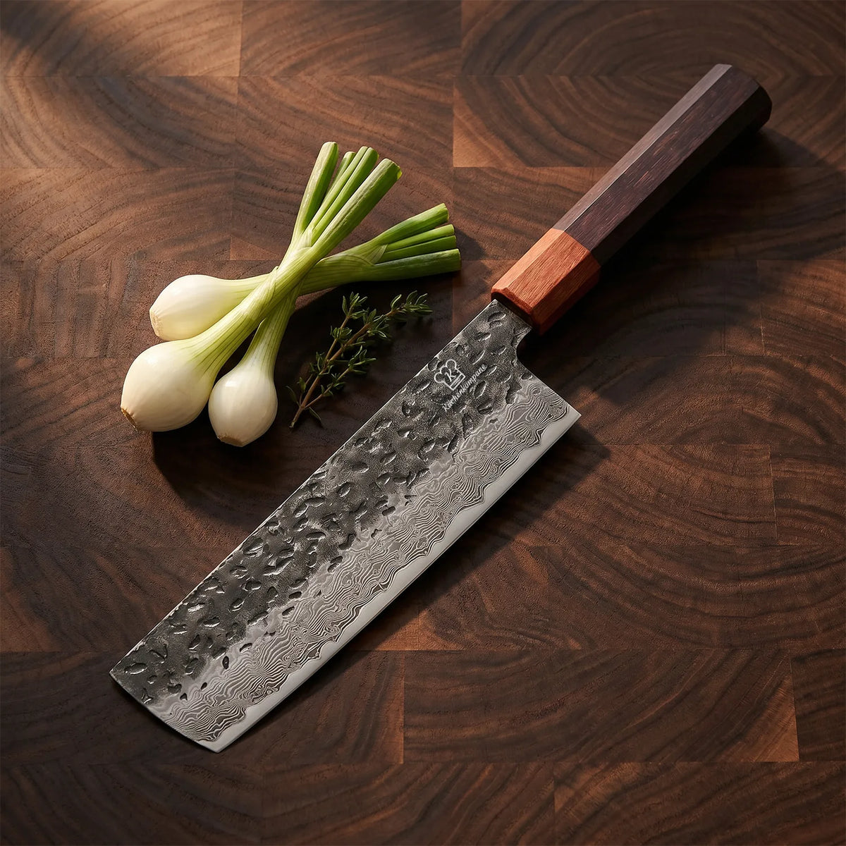 Coltello Nakiri Damascato Shikku