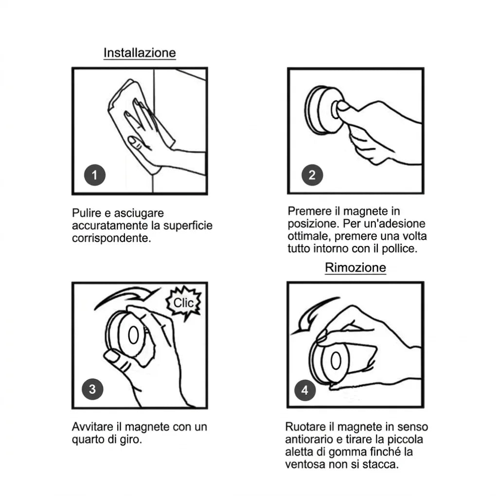Supporto Magnetico in Metallo