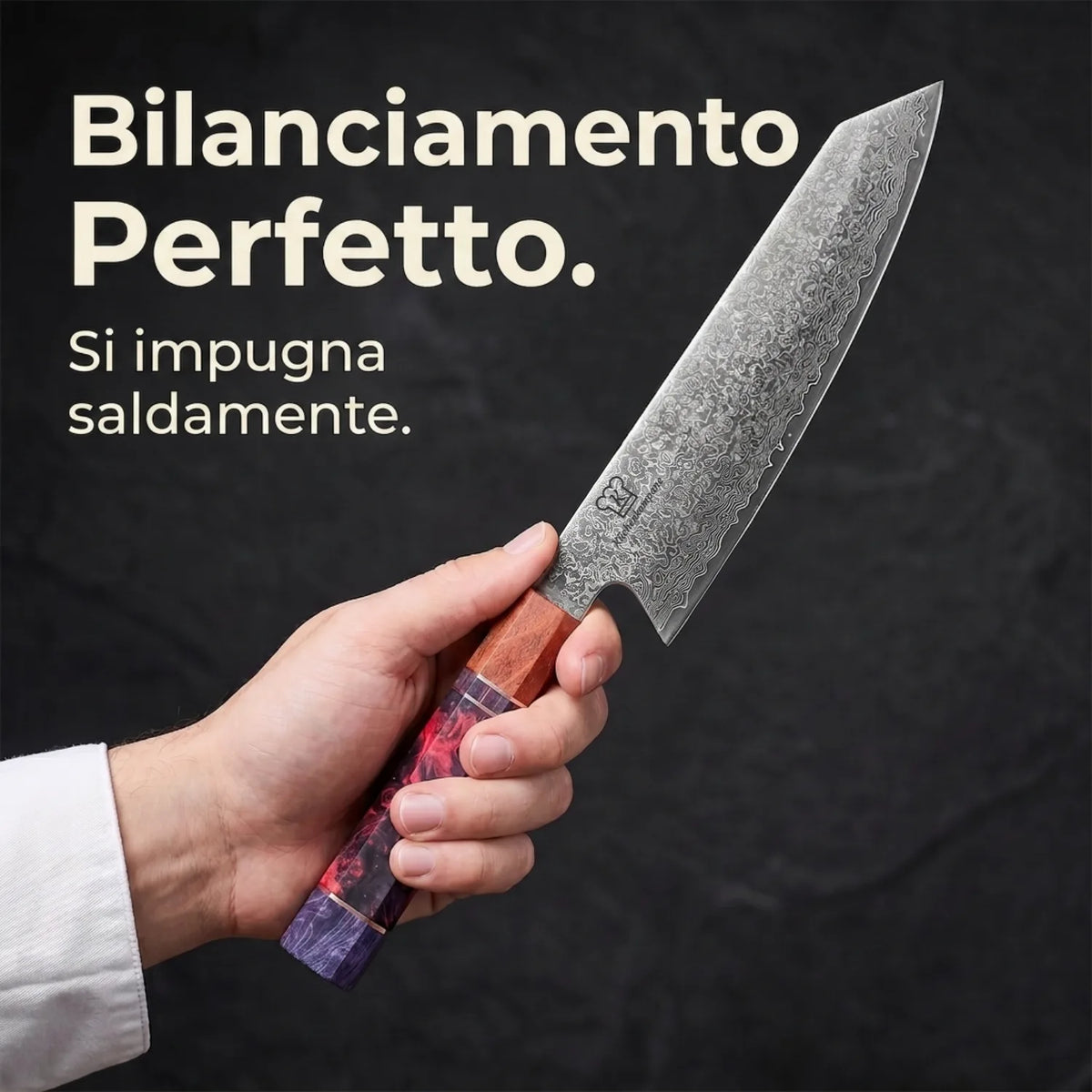 Set di Coltelli Damascati Gyuto