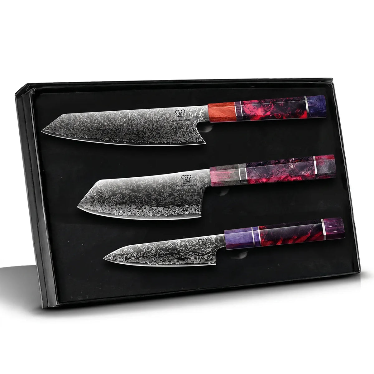 Set di Coltelli Damascati Gyuto