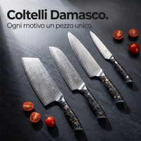 Set di Coltelli Damascati Kiiro