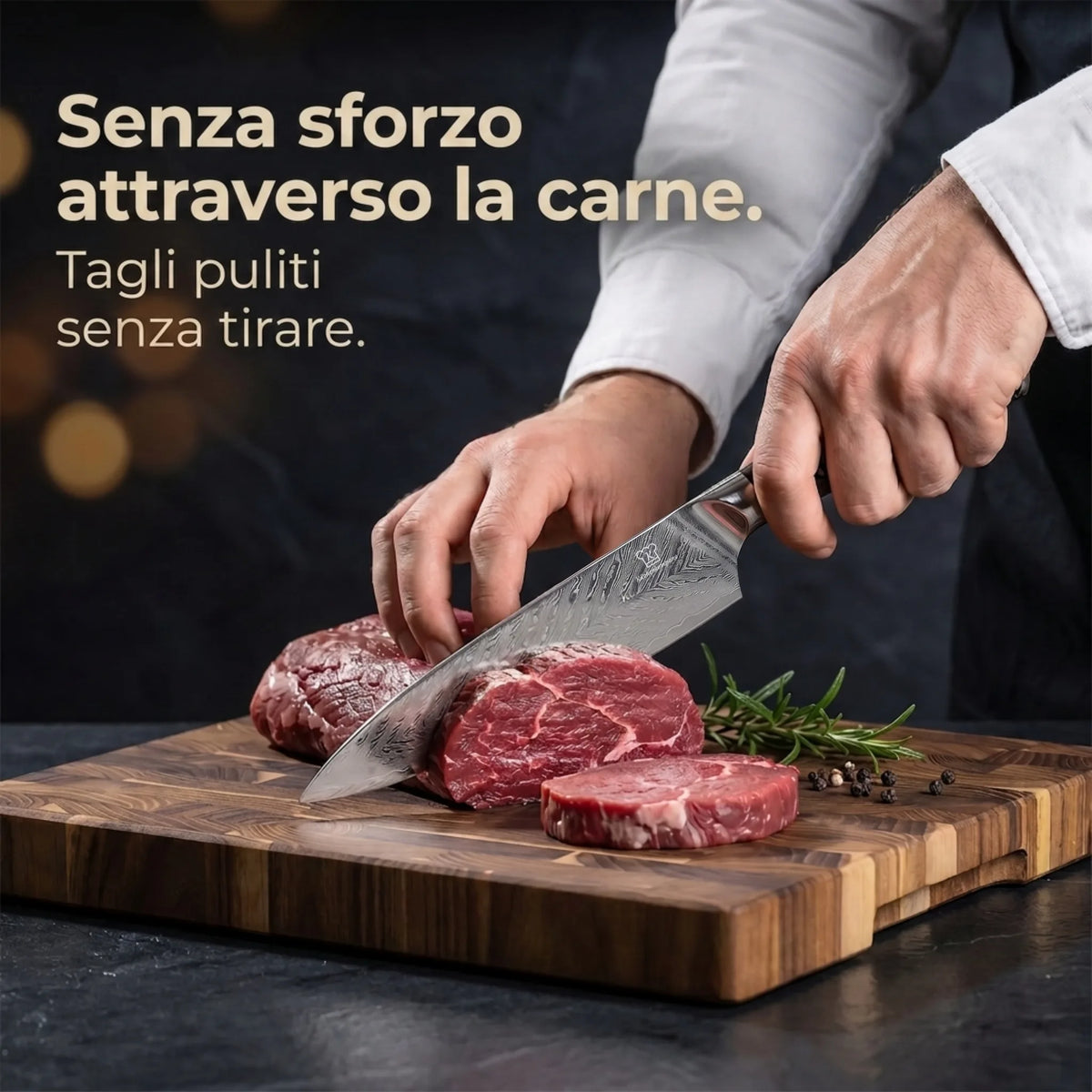 Set di Coltelli Damascati Kiiro