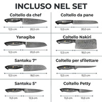 Set di Coltelli Kumai