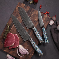 Set di Coltelli Damascati Sheru
