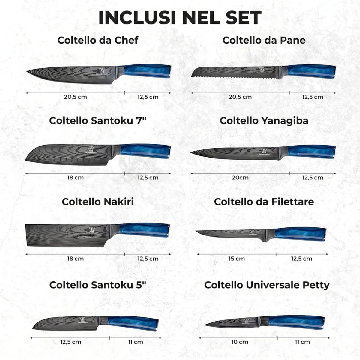Set di Coltelli Shiburu